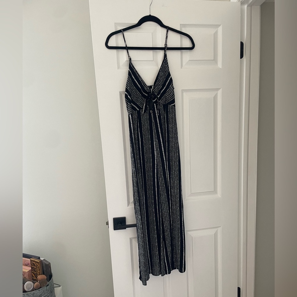 Black and White Pants Romper. Sz M. Sophie & Trey. In the Beginning LA. NWT.